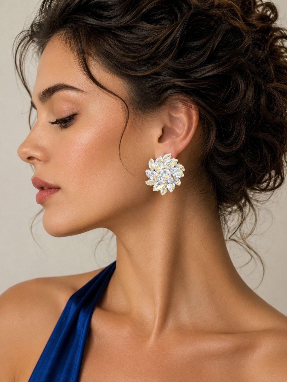 گوشواره جواهری کد 4
