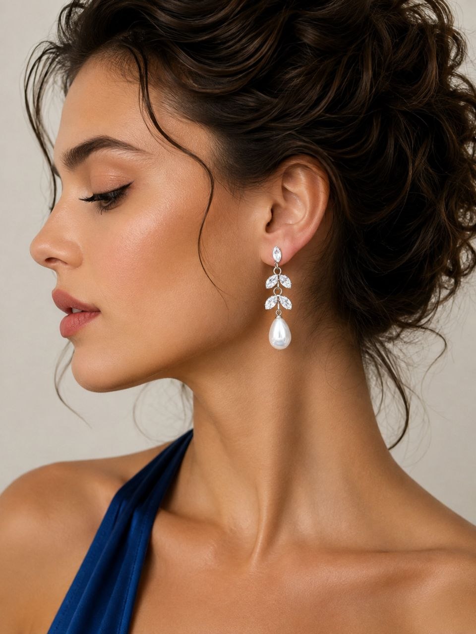 گوشواره جواهری کد 6